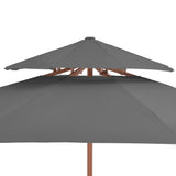 Parasol Anthracite Laminated bamboo, hardwood, polyester 44519