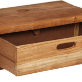 TV Stand x30x40 cm Solid Wood Acacia 351780