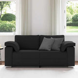 Sofa Black 180 x 77 x 82 cm Fabric 4105229