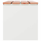 Garden Bench White 100 x 40 x 43 cm Steel 874906