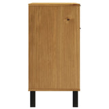 Sideboard "FLAM" 80x40x80 cm Solid Wood Pine 357827