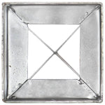 ZNTS Ground Spikes 6 pcs Silver 10x10x76 cm Galvanised Steel 145420