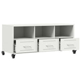 TV Cabinet White 100.5x39x43.5 cm Steel 846697
