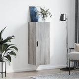 Wall Mounted Cabinet Grey Sonoma 34.5x34x90 cm 828874