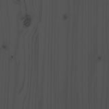 TV Cabinet Grey 110.5x35x44 cm Solid Wood Pine 814341