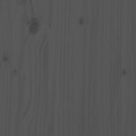7 Piece Garden Bar Set Grey Solid Wood Pine 3157813