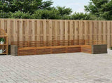 Outdoor Sofa Set 6 pcs Natural 402 x 172.5 x 73 cm 3383427