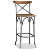 244593 Bar Stool Solid Mango Wood