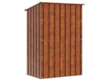 Garden Sheds Brown 103 x 74 x 200 cm Metal 42011294