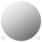 Wall Mirrors 2 pcs 50 cm Round Glass 3051627