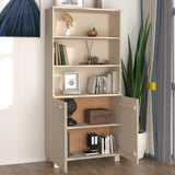 Highboard HAMAR Solid Wood Pine Honey Brown 3100930