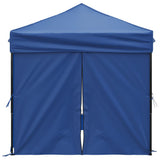Folding Party Tent with Sidewalls Blue 2x2 m 93500