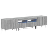 5 Piece LED TV Cabinet Grey Sonoma Engineered Wood 3416524