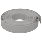 ZNTS Garden Edgings 2 pcs Grey 10 m 10 cm Polyethylene 3155428