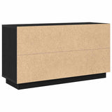 Sideboard Black Oak 102 x 35 x 55 cm Engineered Wood 862816