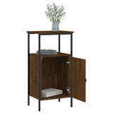 Bedside Cabinets 2 pcs Brown Oak 41x31x80 cm Engineered Wood 825932