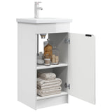 Bathroom Vanity with Sink High Gloss White 42 x 40 x 84.5 cm 890088