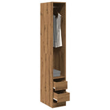 Wardrobe Artisian Oak 30x50x200 cm Engineered Wood 3307746