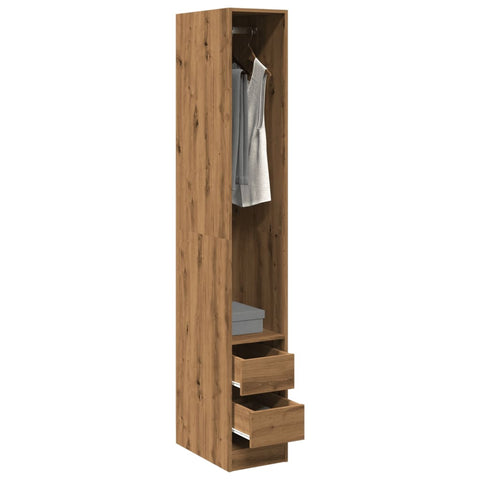 Wardrobe Artisian Oak 30x50x200 cm Engineered Wood 3307746