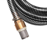 Suction Hose with Brass Connectors 10 m 25 mm Black 142891