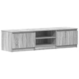 TV Cabinet Grey Sonoma 140x40x35.5 cm Engineered Wood 815358