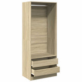 Wardrobe Sonoma Oak 80x50x200 cm Engineered Wood 3307749