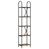 Bookshelf Smoked Oak 40 x 30 x 183 cm Engineered wood 879925