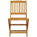 5 Piece Folding Garden Dining Set Solid Wood Acacia 3295249