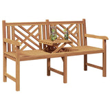 Garden Bench 150 x 60 x 90 cm Solid Teak Wood 42001968