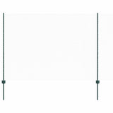 Welded Wire Fence 100 x 1.6 m PVC-Coated Steel Green 3336802