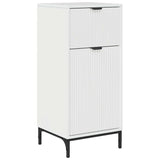 Bathroom Cabinet with Drawer High Gloss White 39.5 x 36 x 88 cm 883398