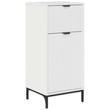 Bathroom Furniture Set High Gloss White Engineered wood, Metal 3393117