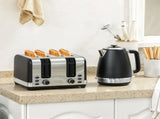 Stainless Steel Kettle and Toaster Set, 1.7L 3000W Rapid Boil Jug Kettle with UK Strix Thermostat, T3398P378834