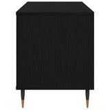 Record Cabinet Black Oak 100 x 38 x 48 cm Engineered Wood 862901
