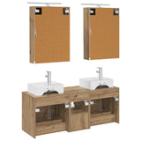 Bathroom Furniture Set 5 pcs Artisan Oak 3406806