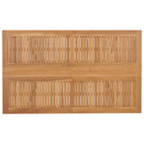 Garden Dining Set 7 pcs Brown Solid Teak Wood 3155339