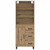 Highboard 2 pcs Artisan Oak 69.5 x 34 x 180 cm Engineered Wood 3415851