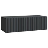 Wall-Mounted TV Cabinet Black 98 x 41 x 30 cm Engineered Wood 898526