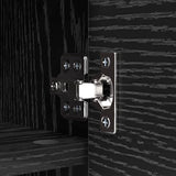 Wall-Mounted Coat Rack with Shelf Black Oak 80 x 20 x 30 cm 874340