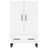 Highboard White 69.5x31x115 cm Engineered Wood 830348