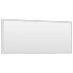 2 Piece Bathroom Furniture Set White Engineered Wood 804800
