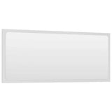 2 Piece Bathroom Furniture Set White Engineered Wood 804800