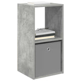Bedside Table with Drawer 2 pcs Concrete Grey 35 x 32 x 68.5 cm 8000635