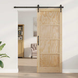 Interior Door Natural 93 x 211 cm Plywood 42052400