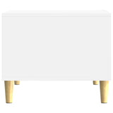 Coffee Table High Gloss White 90 x 50 x 40 cm Engineered Wood 895189