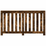 Radiator Cover Smoked Oak 149x20x82 cm Engineered Wood 852748