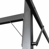 Pergola with Retractable Roof Anthracite 295x292x230 cm 360116