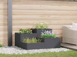 Garden Planter Anthracite 100 x 100 x 60 cm Steel 865864