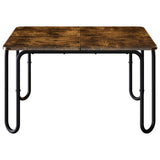 Coffee Table Smoked Oak 100 x 100 x 45 cm Engineered Wood 8007740