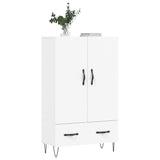 Highboard White 69.5x31x115 cm Engineered Wood 828228